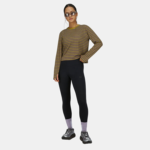 Striped Ls W - Mat Altın